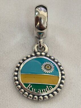 Pandora Rwanda Exclusive Dangle Charm Pendant, S925 Silver Jewelry
